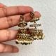 Handmade Brass Metal Jewellery Pearl Layer Jhumka Earrings